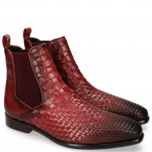Ankle boots Luke 2 Interlaced Turtle Burgundy