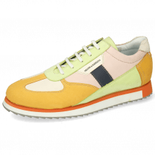 Sneakers Nadine 1 Nubuck Kumquat Cream Lime Rose