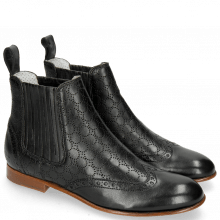 Ankle boots Sally 129 Nappa Glove Perfo Black