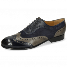 Oxford shoes Sally 97 Imola Navy Stone Oily Suede