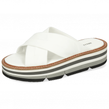 Mules Freya 1 Nappa White