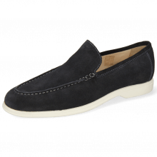 Loafers Earl 1 Suede Pattini Navy