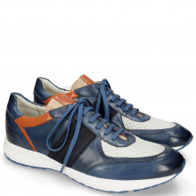Sneakers Blair 13 Vegas Navy Glove Nappa Deep Kumquat Lycra