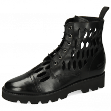 Ankle boots Selina 51 Black Lasercut