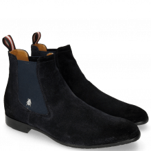 Ankle boots Ryan 1 Suede Pattini Navy Shade Black Sherling