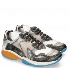 Sneakers Flo 1 Hairon Silver Stone Milled White Black