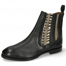 Ankle boots Lexi 2 Pisa Black Croco Hairon Stripes