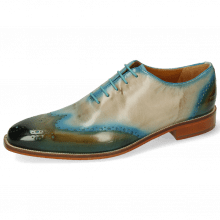Oxford shoes Jeff 42 Khaki Shade Mid Blue Oxygen