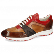 Sneakers Blair 9 Pisa Mid Brown Prick Perfo Tan Ruby Stretch Prisma Bronze
