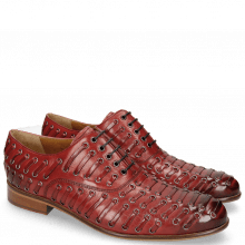 Oxford shoes Henry 25 Red Eyelet Gunmetal Lining