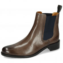 Ankle boots Xsara 1 Venice Stone Elastic Navy Rubber Navy