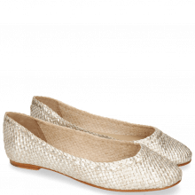 Ballet Pumps Kate 5 Woven Cherso Bisque
