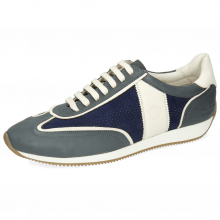 Sneakers Rocky 2 Flex Navy White Oily Suede Big Perfo White