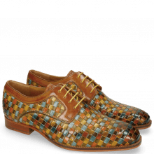 Derby shoes Woody 10 Woven Multi Tan