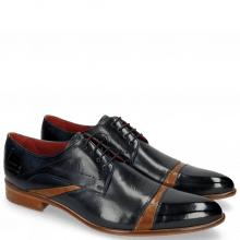 Derby shoes Toni 39 Navy Crock Tan