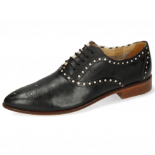 Oxford shoes Jessy 61 Nappa Black Hairon Zebra Flex