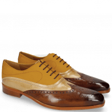 Oxford shoes Lewis 4 Wood Canvas Orange