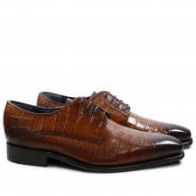 Derby shoes Stanley 2 Croco Tan LS