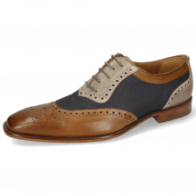 Oxford shoes Clark 16 Venice Nougat Deep Navy Digital Nubuck Perfo Deep Navy
