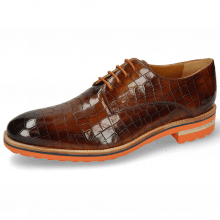 Derby shoes Tom 8 Crock Wood Aspen Orange