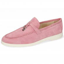 Loafers Adley 3 Goat Suede Rose Accessory Nickle