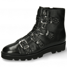 Ankle boots Susan 44 French Nappa Black Sword Buckle