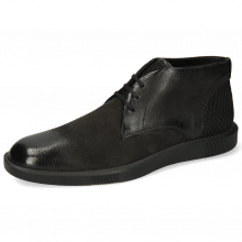 Sneakers Newton 2 Como Black Net Underlay Suede