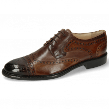 Derby shoes Henry 7 Pisa Mid Brown Wood Tortora Ash