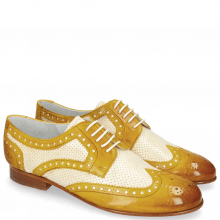 Derby shoes Sally 66 Vegas Sun Perfo White