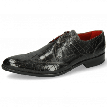 Derby shoes Toni 2 Crock Glicine Lining Red Modica Navy