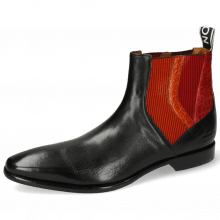 Ankle boots Elvis 73 Imola Black Elastic Red