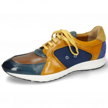 Sneakers Blair 18 Pisa Ice Tortora Indy Yellow Suede Navy