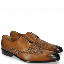 Derby shoes Albert 2 Tan Tex Pixel Orange