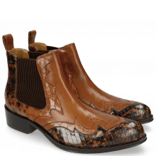 Ankle boots Hugo 2 Python Brown Crock Wood Tan