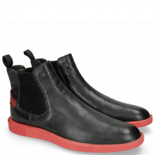 Ankle boots Newton 3 Franky Perfo Black Risk Red