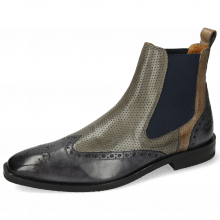 Ankle boots Alex 9 Berlin Navy Perfo Smoke Grigio
