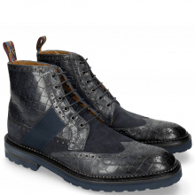 Ankle boots Eddy 26R Crock Suede Pattini Navy