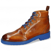 Ankle boots Trevor 5 Cognac Laces Electric Blue