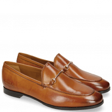 Loafers Scarlett 1 Tan Trim Gold RS Brown
