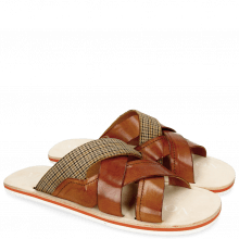Sandals Sam 12 Tan Textile English Yellow