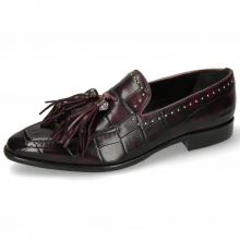 Loafers Emma 11 Turtle Viola Shade Black Rivets