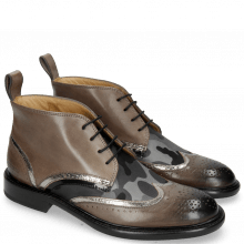 Ankle boots Sally 30 Stone Fermont Gunmetal Camo Glitter Navy