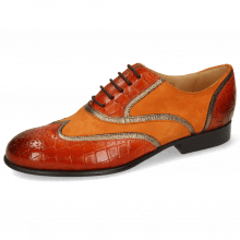 Oxford shoes Sally 38 Crock Winter Orange Nappa Aztek Bronze