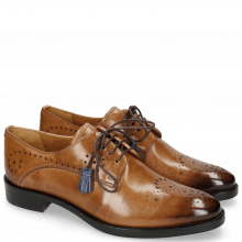 Derby shoes Betty 2 Make Up Tassel Moroccan Blue RS Black