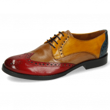 Derby shoes Amelie 3 Pisa Ruby Cashmere Ocra Ice Lake