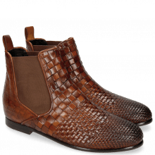 Ankle boots Lina 2 Interlaced Tan