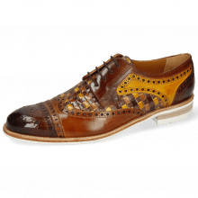 Derby shoes Henry 7 Wood Sabbia Tan Woven