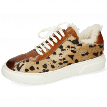 Sneakers Hailey 5 Wood Hairon Lince Beige Tan Wood