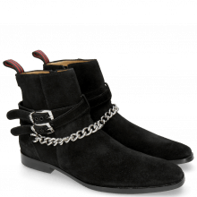Ankle boots Elvis 45 Suede Pattinni Black Chain