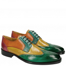 Derby shoes Jeff 14 Electric Green Electric Yellow Turquoise Electric Orange Fuxia